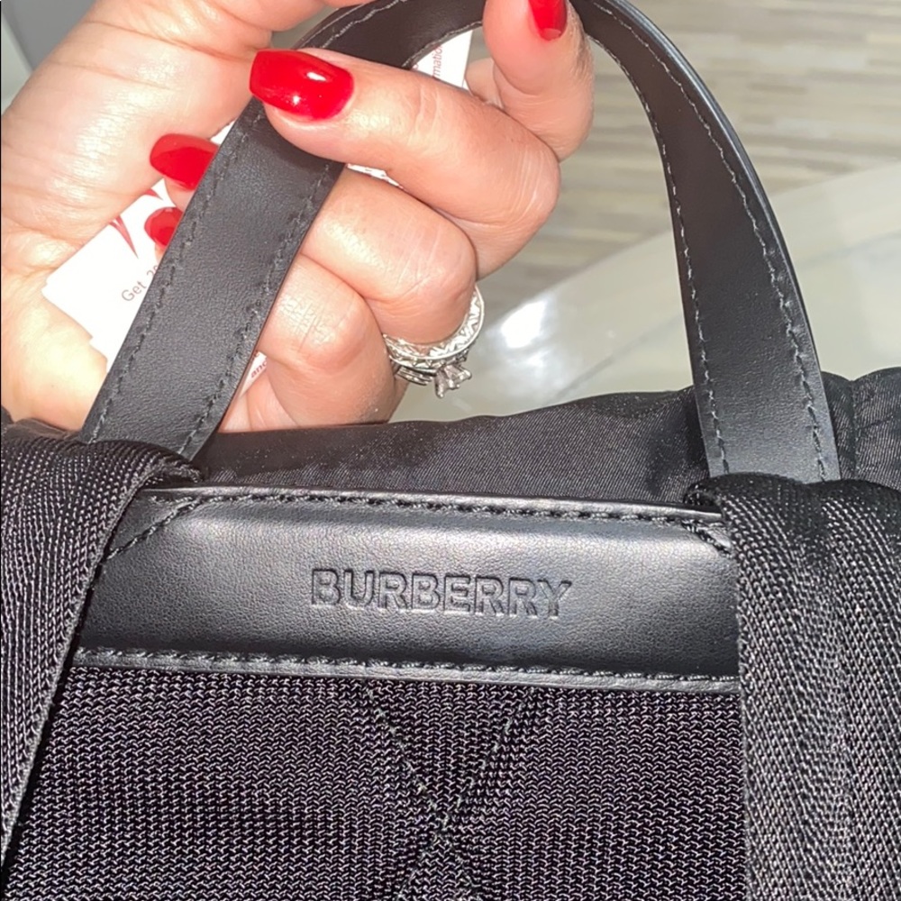Burberry Nylon Medium Drawstring Backpack - image 6